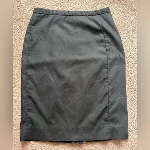 J Crew Black Pencil Skirt